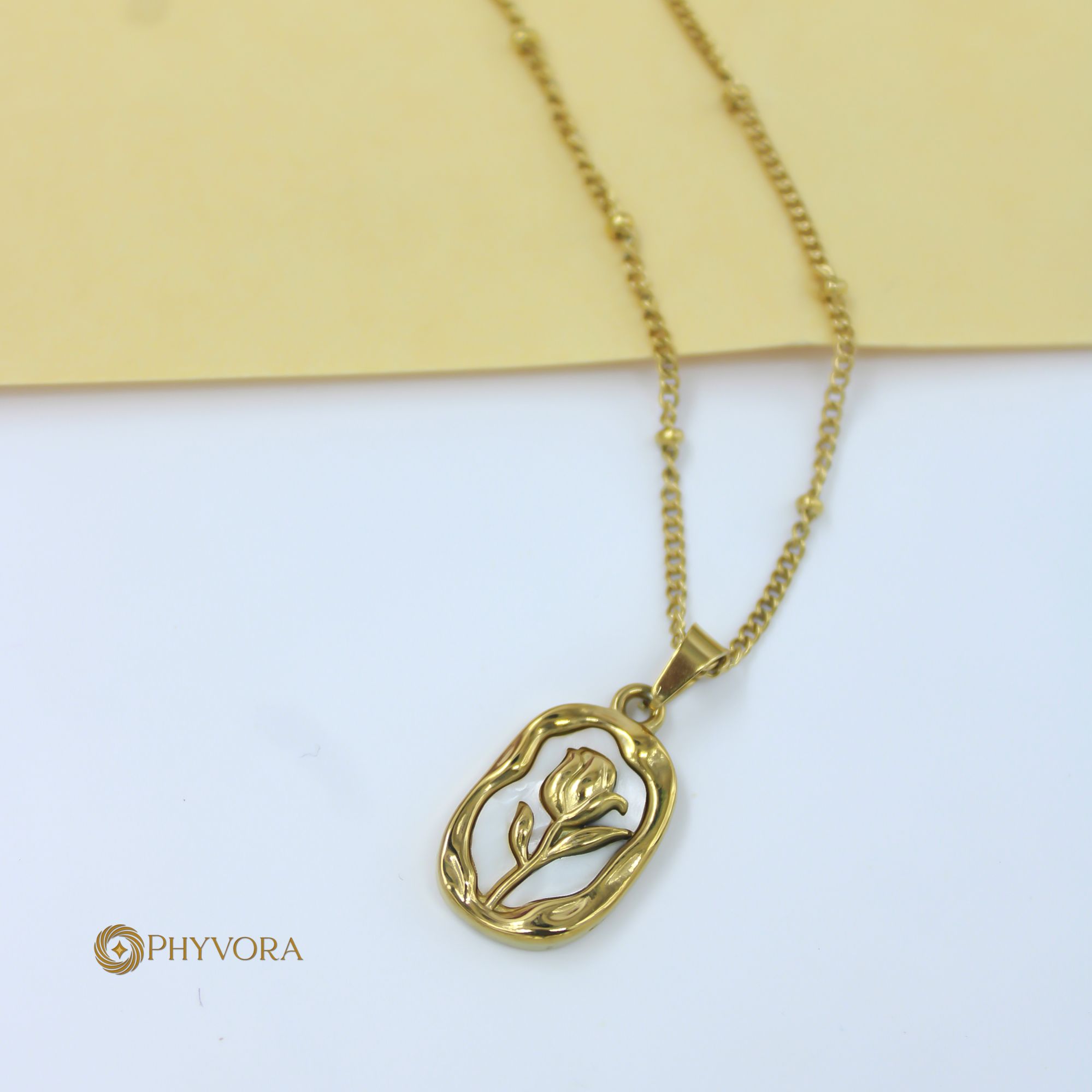 Golden Whisper Botanica necklace